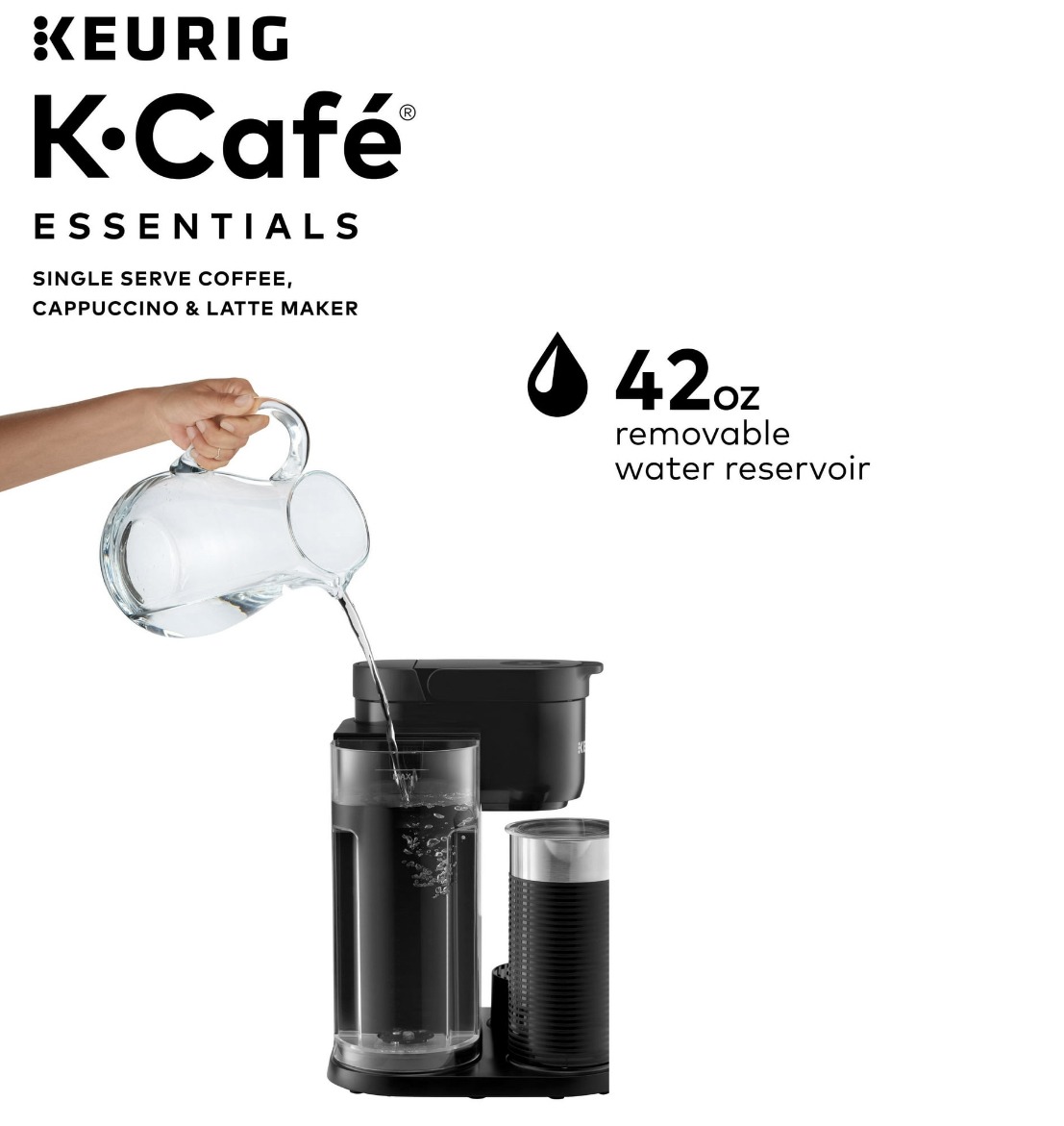 Keurig K-Café Essentials Single Serve Coffee, Cappuccino & Latte Maker - HD  Enterprises TT
