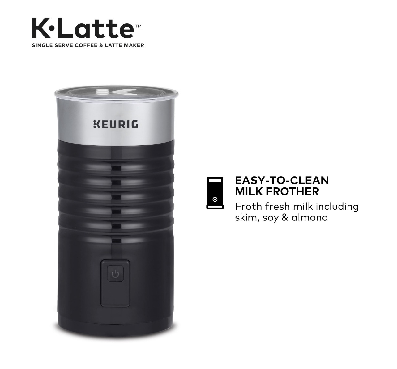 KEURIG K-Latte Single Serve Coffee and Latte Maker with Milk