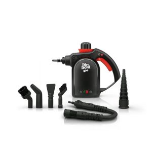 Dirt Devil Handheld Portable Steam Cleaner for Tile, Grout, Windows, Bathrooms, Kitchens, Fabric Steaming, 7-Piece Set WD21010