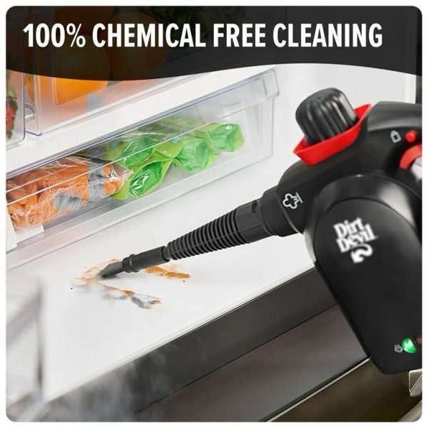 Dirt Devil Handheld Portable Steam Cleaner for Tile, Grout, Windows, Bathrooms, Kitchens, Fabric Steaming, 7-Piece Set WD21010 - Image 3