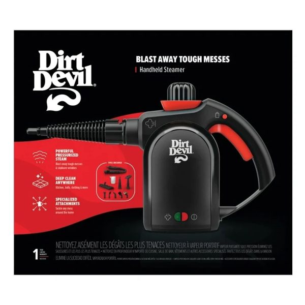 Dirt Devil Handheld Portable Steam Cleaner for Tile, Grout, Windows, Bathrooms, Kitchens, Fabric Steaming, 7-Piece Set WD21010 - Image 10