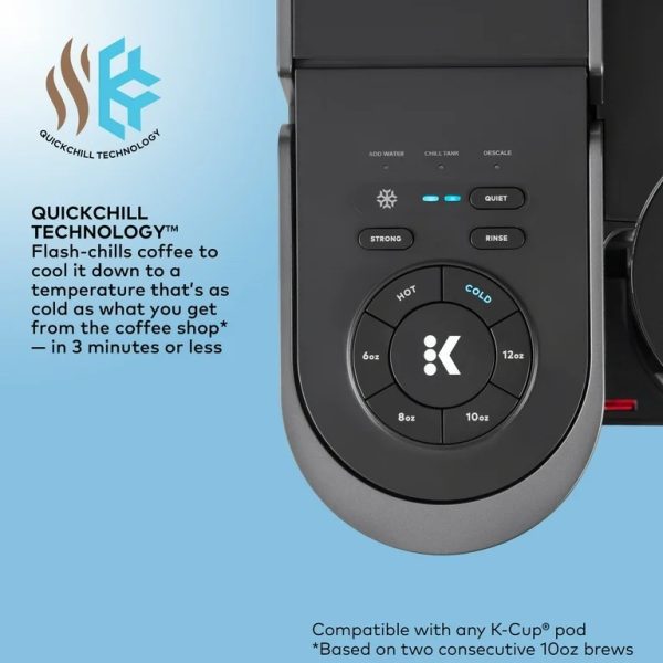 Keurig K-Brew + Chill, ICED OR HOT, Single-Serve K-Cup Coffee Maker - Image 8