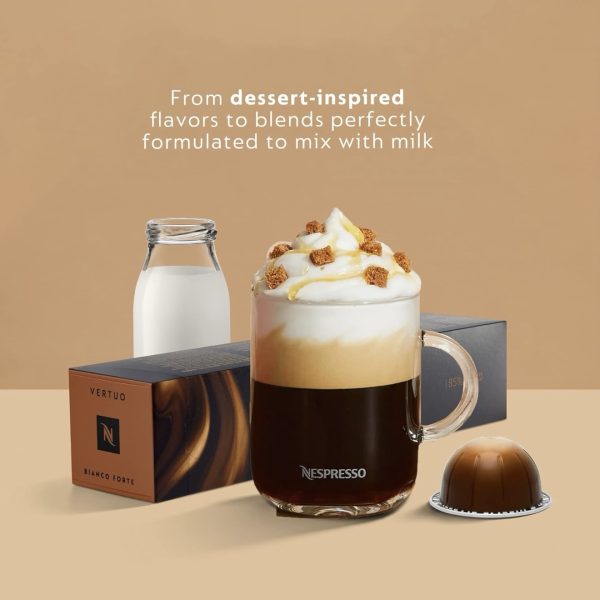 LIMITED EDITION Nespresso Vertuo POP+ DELUXE Coffee and Espresso Maker by Breville, Matte Black Gold - Image 5