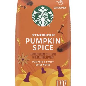 STARBUCKS PUMPKIN SPICE Ground Coffee, 17oz Bag LIMITED EDITION