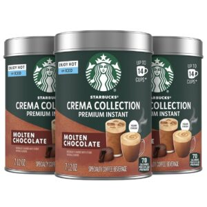 STARBUCKS Premium Instant Coffee, Molten Chocolate, 7.12oz tin