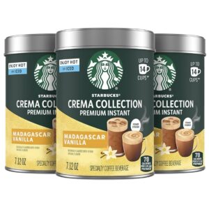 STARBUCKS Premium Instant Coffee, Madagascar Vanilla, 7.12oz tin