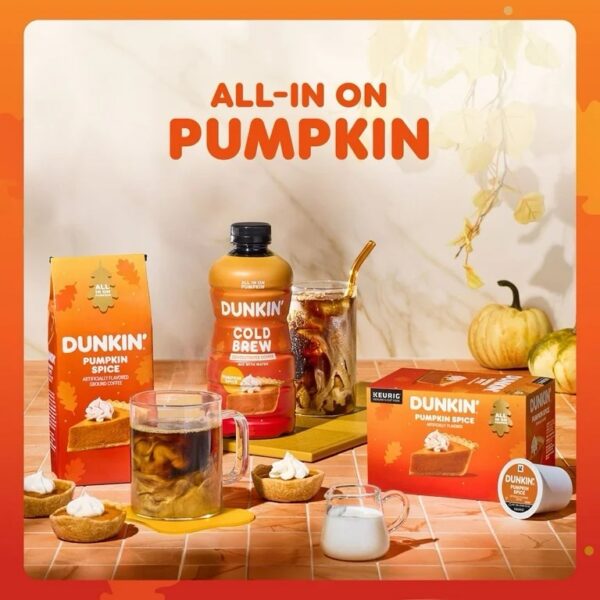 DUNKIN’ Pumpkin Spice Cold Brew Concentrated Coffee, 31 fl oz LIMITED EDITION - Image 4