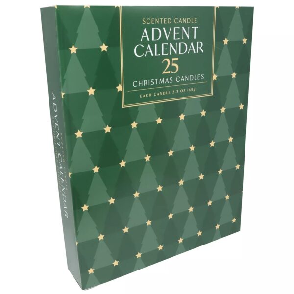 25 Days of Christmas Advent Calendar 2025, 2.3oz. Scented Christmas Candles, 25-piece Set - Image 2