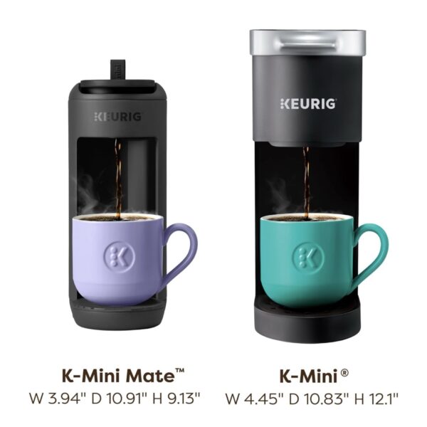Keurig K-Mini Mate, Single Serve K-Cup Pod Coffee Maker, Black - Image 9