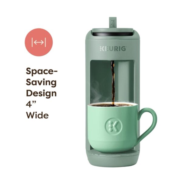 Keurig K-Mini Mate, Single Serve K-Cup Pod Coffee Maker, Glamping Green - Image 3