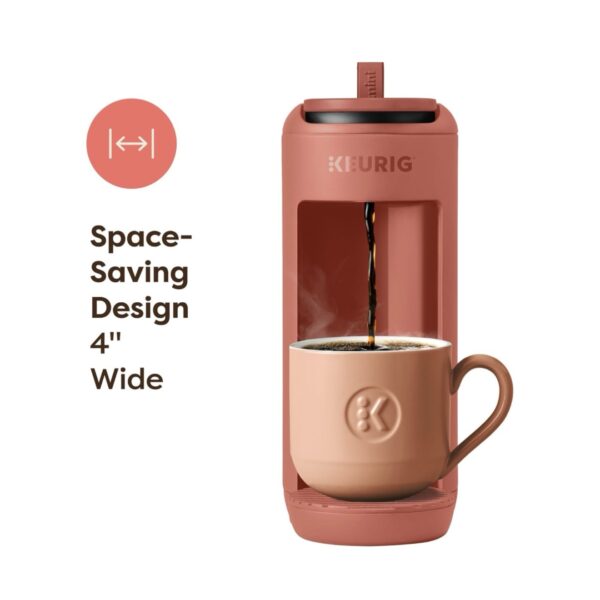 Keurig K-Mini Mate, Single Serve K-Cup Pod Coffee Maker, Red Rocks - Image 2