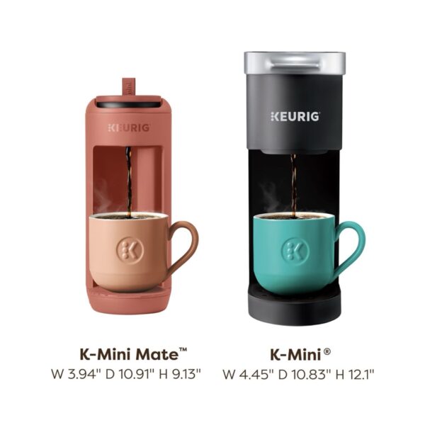 Keurig K-Mini Mate, Single Serve K-Cup Pod Coffee Maker, Red Rocks - Image 9