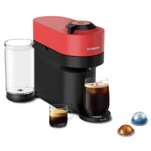 Nespresso Vertuo POP+ Coffee and Espresso Maker by Breville, Spicy Red