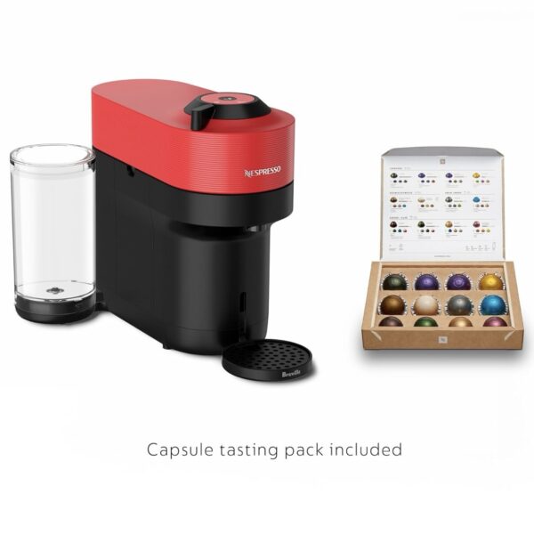 Nespresso Vertuo POP+ Coffee and Espresso Maker by Breville, Spicy Red - Image 2