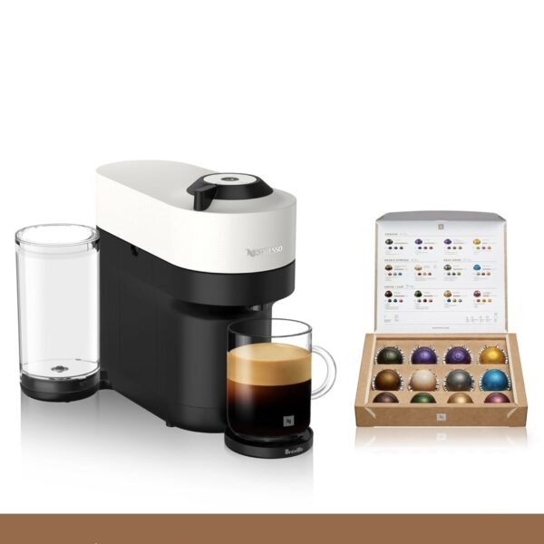 Nespresso Vertuo POP+ Coffee and Espresso Maker by Breville, Coconut White - Image 2