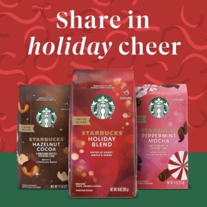 LIMITED EDITION STARBUCKS Holiday Collection, Ground Coffee, 17oz bags