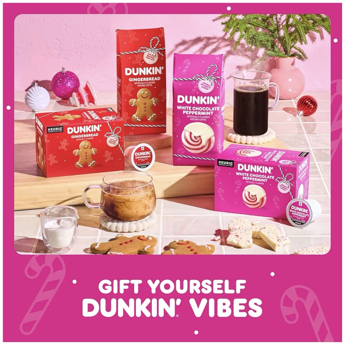 Dunkin’ White Chocolate Peppermint LIMITED EDITION Ground Coffee, 11 oz. Bag - Image 5