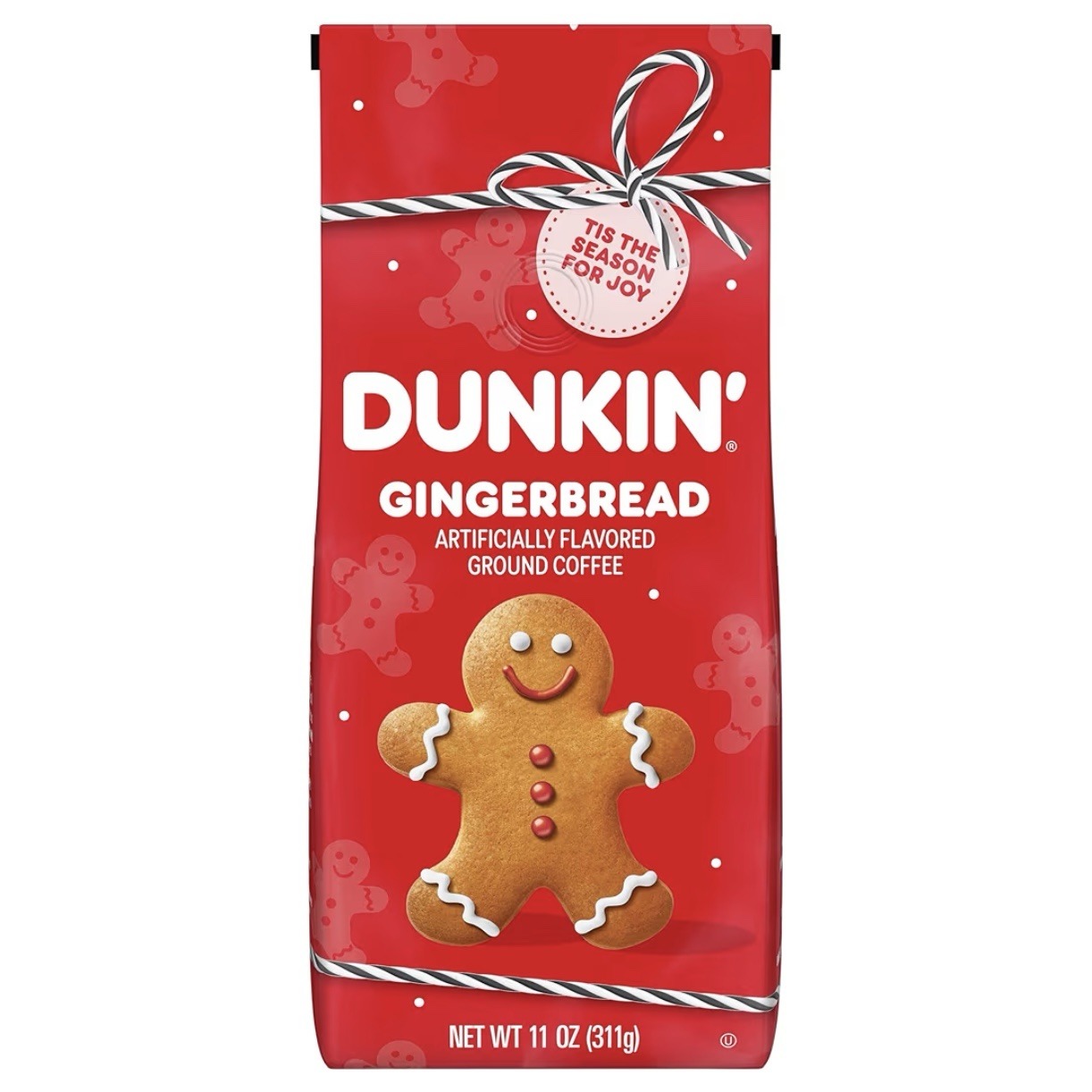 Dunkin' Gingerbread LIMITED EDITION Ground Coffee, 11 oz. Bag