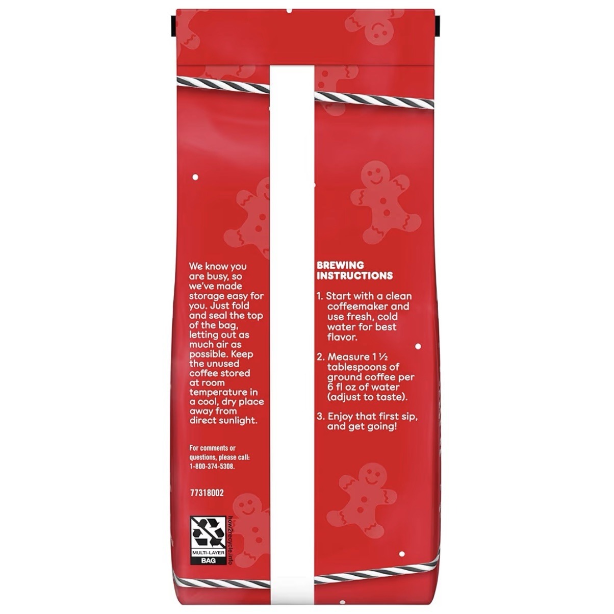 Dunkin' Gingerbread LIMITED EDITION Ground Coffee, 11 oz. Bag - Image 2