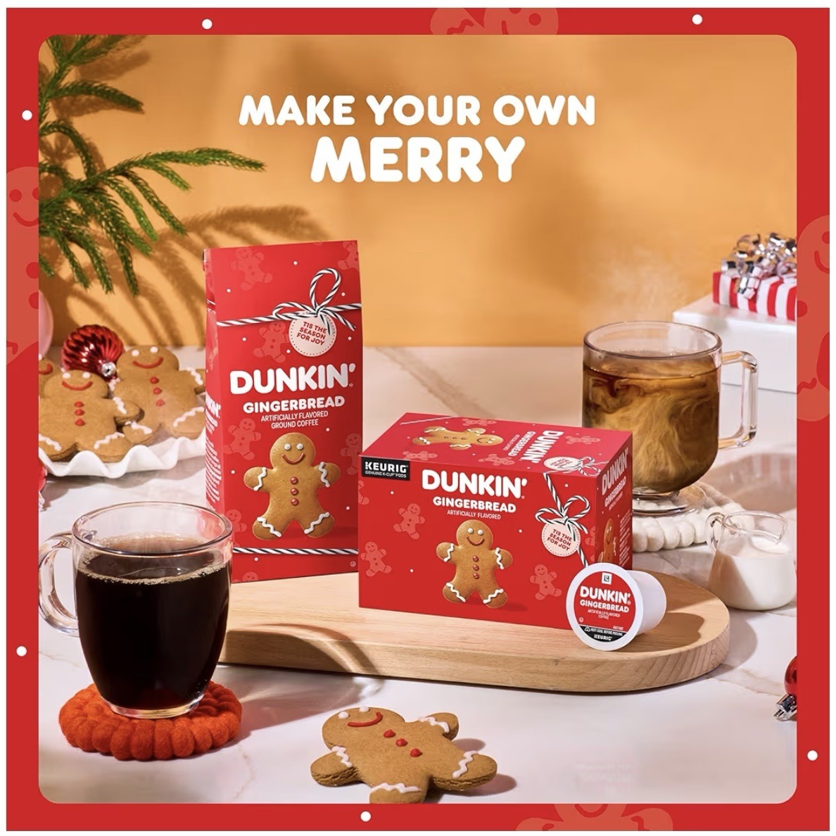 Dunkin' Gingerbread LIMITED EDITION Ground Coffee, 11 oz. Bag - Image 4