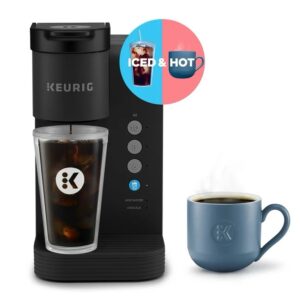 Keurig K-Express Essentials Plus ICED & HOT Single-Serve K-Cup Pod Coffee Maker, Black