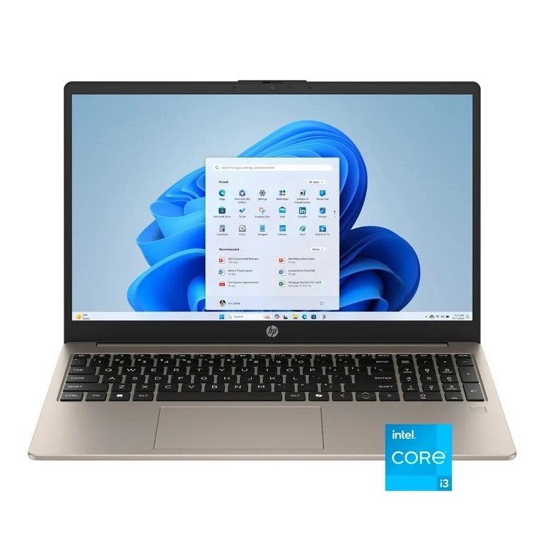 HP 15.6” FHD IPS TouchScreen, Windows 11 Laptop, Intel Core i3-N305, 8GB 256GB SSD, Cozy Cashmere