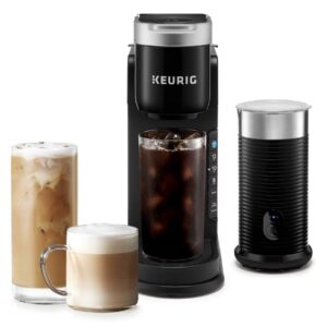 Keurig K-Café Barista Bar Single Serve Coffee Maker and Frother [with 3 Brew Sizes, Hot and Cold Coffee Capabilities, 2oz Coffee Shot Button]