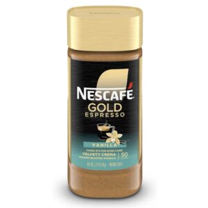NESCAFÉ Gold Espresso Vanilla, Instant Coffee, 3.5 oz