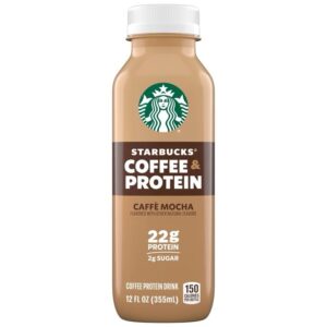 Starbucks Coffee & Protein, Caffe Mocha, 12 fl oz bottle