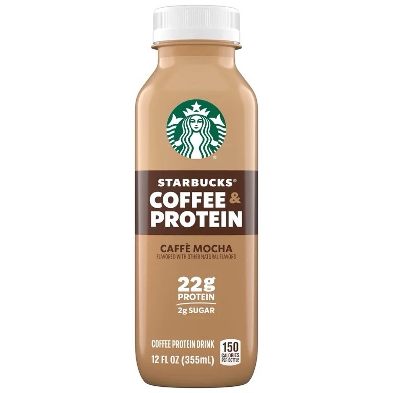 Starbucks Coffee & Protein, Caffe Mocha, 12 fl oz bottle