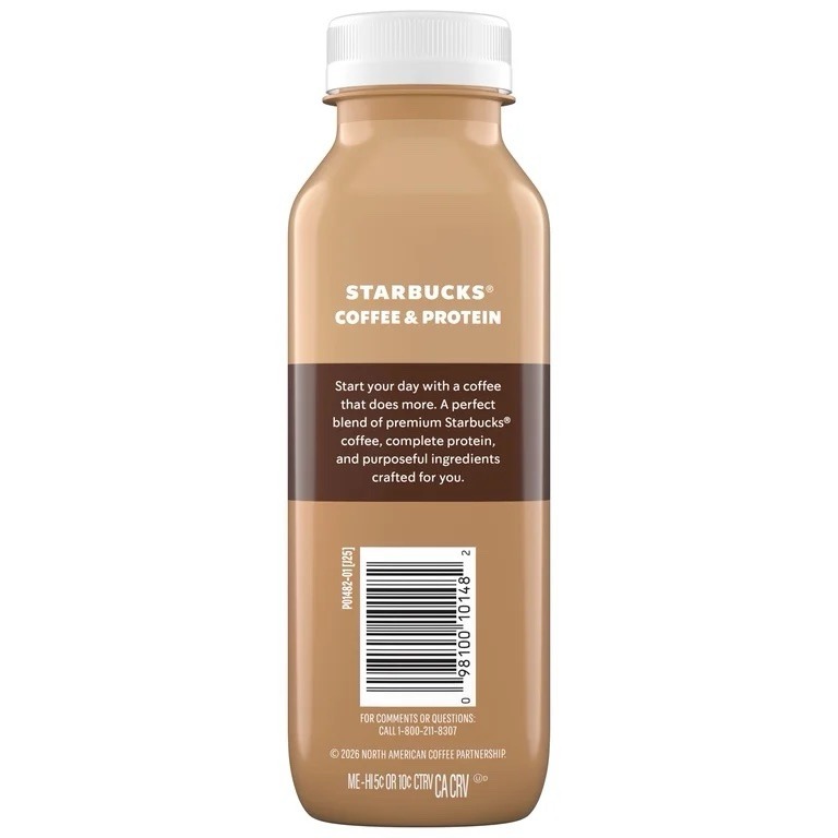 Starbucks Coffee & Protein, Caffe Mocha, 12 fl oz bottle - Image 3