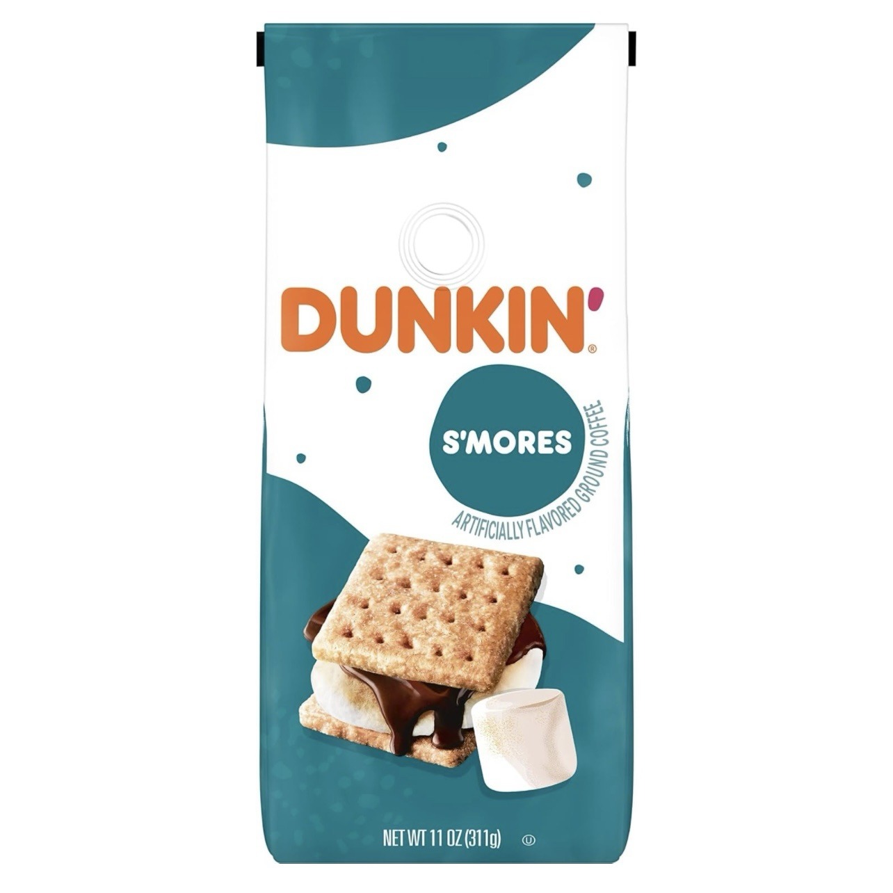 Dunkin' S'mores Flavored Ground Coffee, 11oz