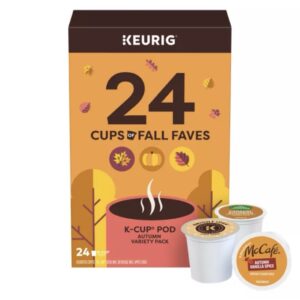 KEURIG 24 Cups of Fall Faves, Autumn Variety Pack, Advent Calendar 2026
