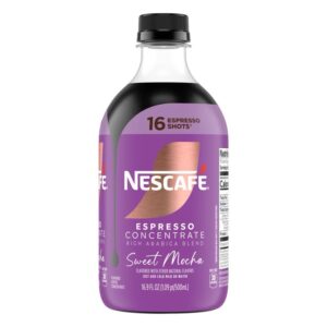 NESCAFÉ Espresso Concentrate, Sweet Mocha, Instant Espresso Coffee, 16.9 fl oz