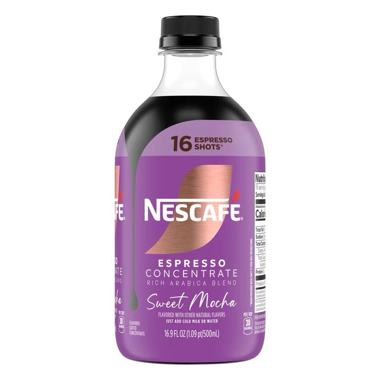 NESCAFÉ Espresso Concentrate, Sweet Mocha, Instant Espresso Coffee, 16.9 fl oz