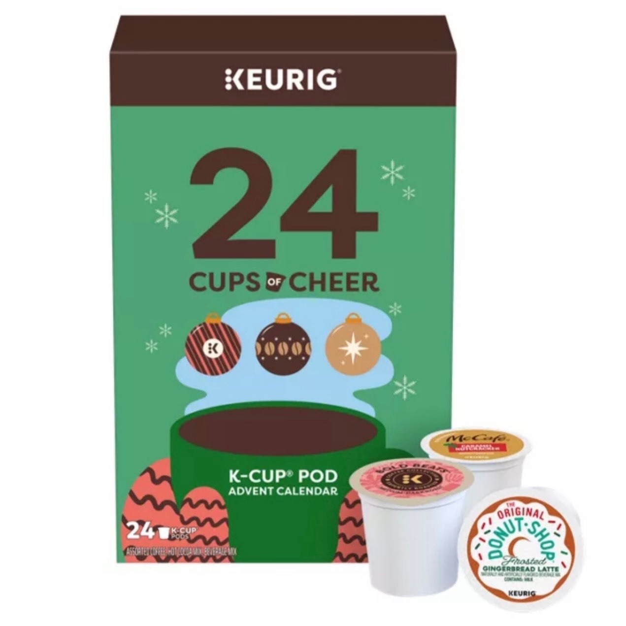Keurig 24 Cups of Cheer, K-Cup Pod Advent Calendar 2026