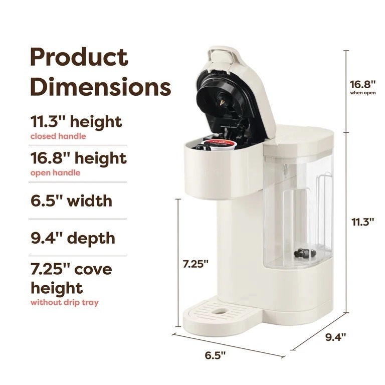 Keurig K-Express Essentials GEN2 Single-Serve K-Cup Pod Coffee Maker, WARM STONE - Image 4