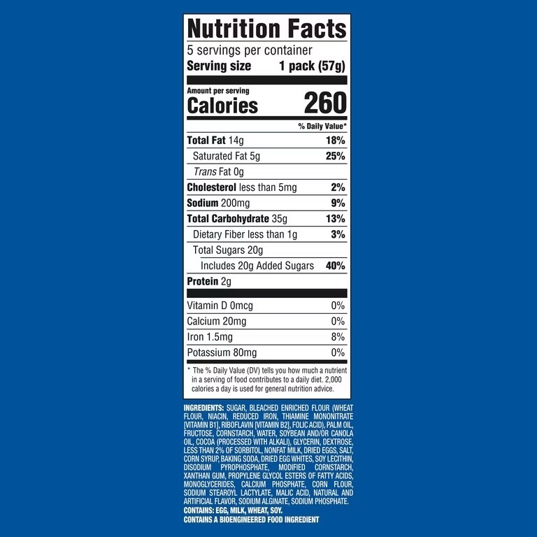 OREO Cakesters Soft Snack Cakes, 5 - 2.02 oz Snack Packs - Image 5