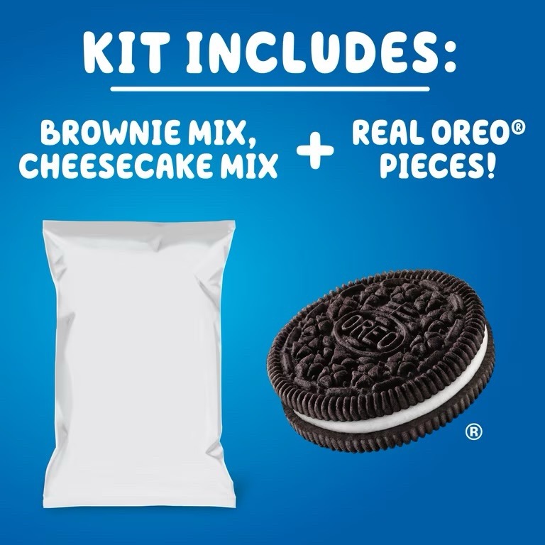 Betty Exclusives OREO Baked Cheesecake Mix, Includes Real OREO Cookie Pieces, 8.9 oz - Image 2