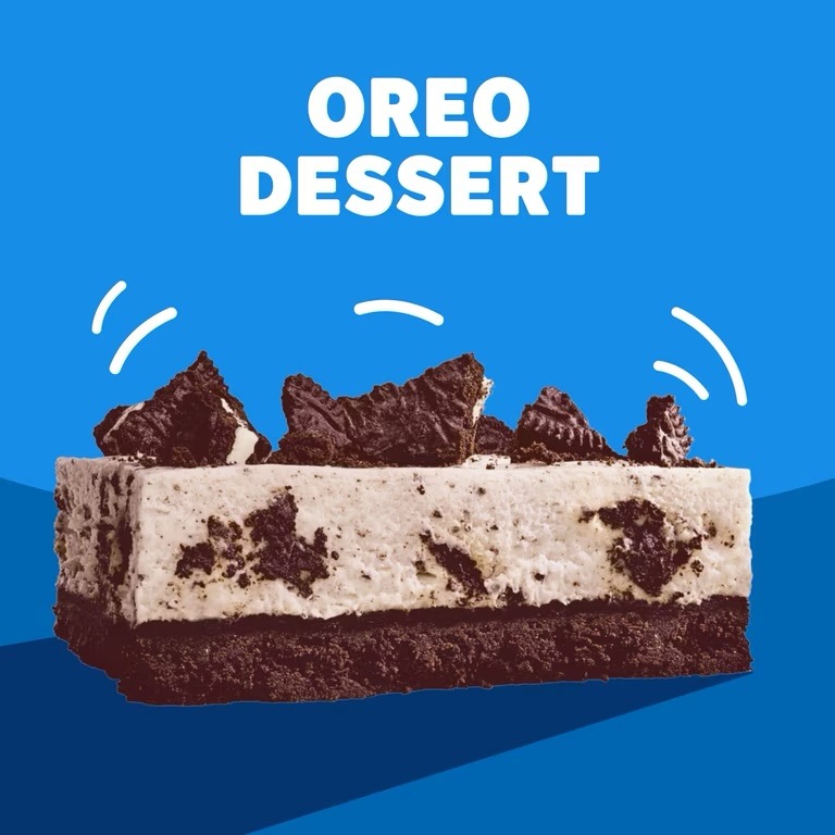 Jell-O No Bake Oreo Dessert Kit with Filling Mix, Crust Mix & Cookie Pieces, 12.6 oz Box - Image 2