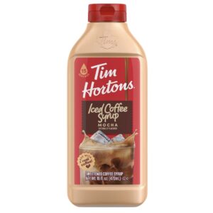 Tim Hortons MOCHA Coffee Syrup, 16oz bottle